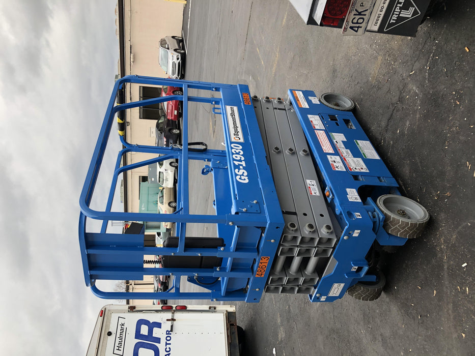 2019 Genie GS-1930 Fixed Rails with Chain Entry