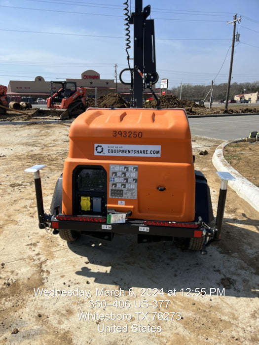 2024 Generac MLT2 Diesel, Flex Switch 120V Input, Powerzone Controller, 
(4) 320W LED Lights, 4kW Generator, 39.9 Gal Fuel Tank, 2" Ball, T3