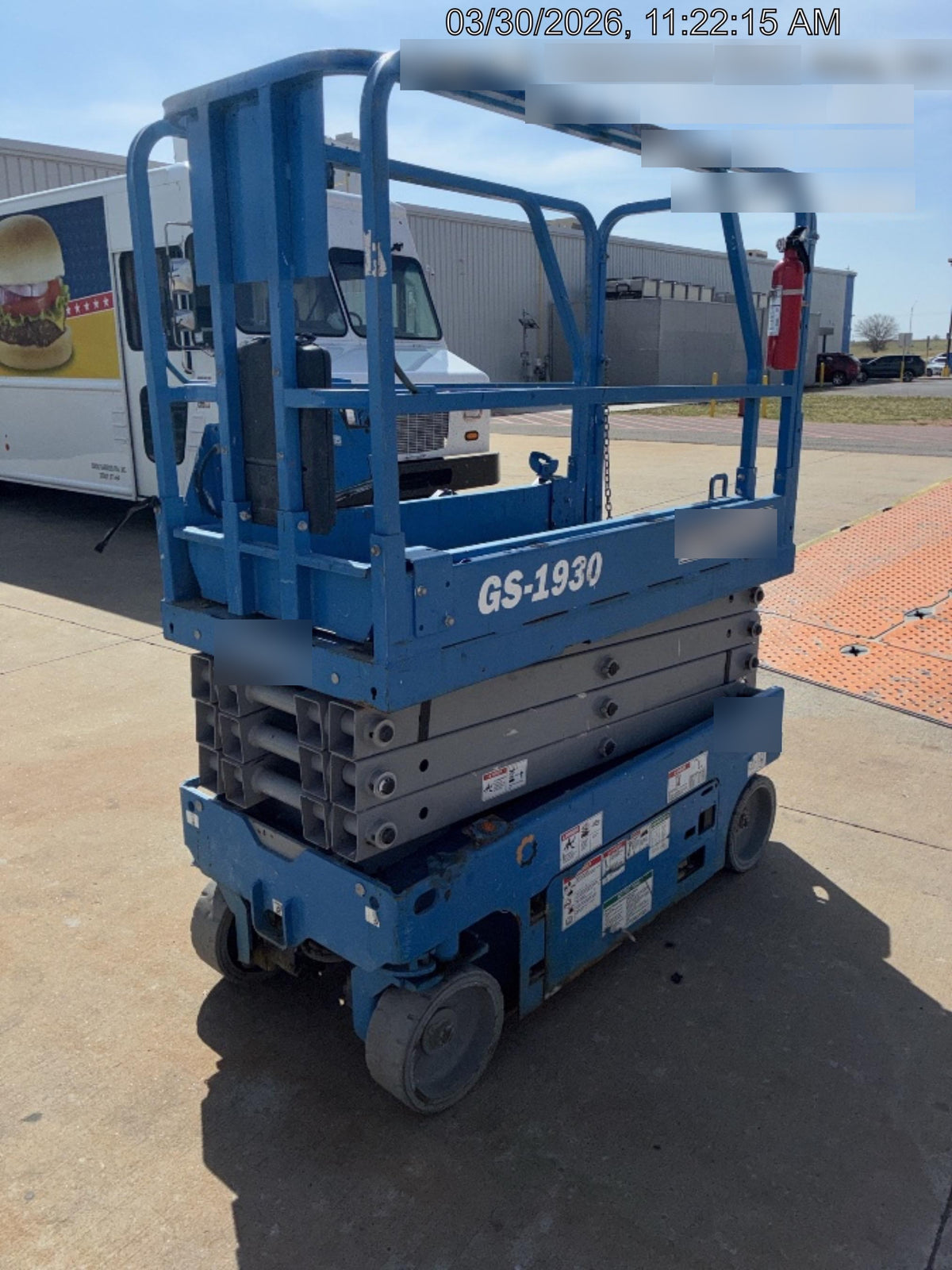 2019 Genie GS-1930 Fixed rails with chain Entry