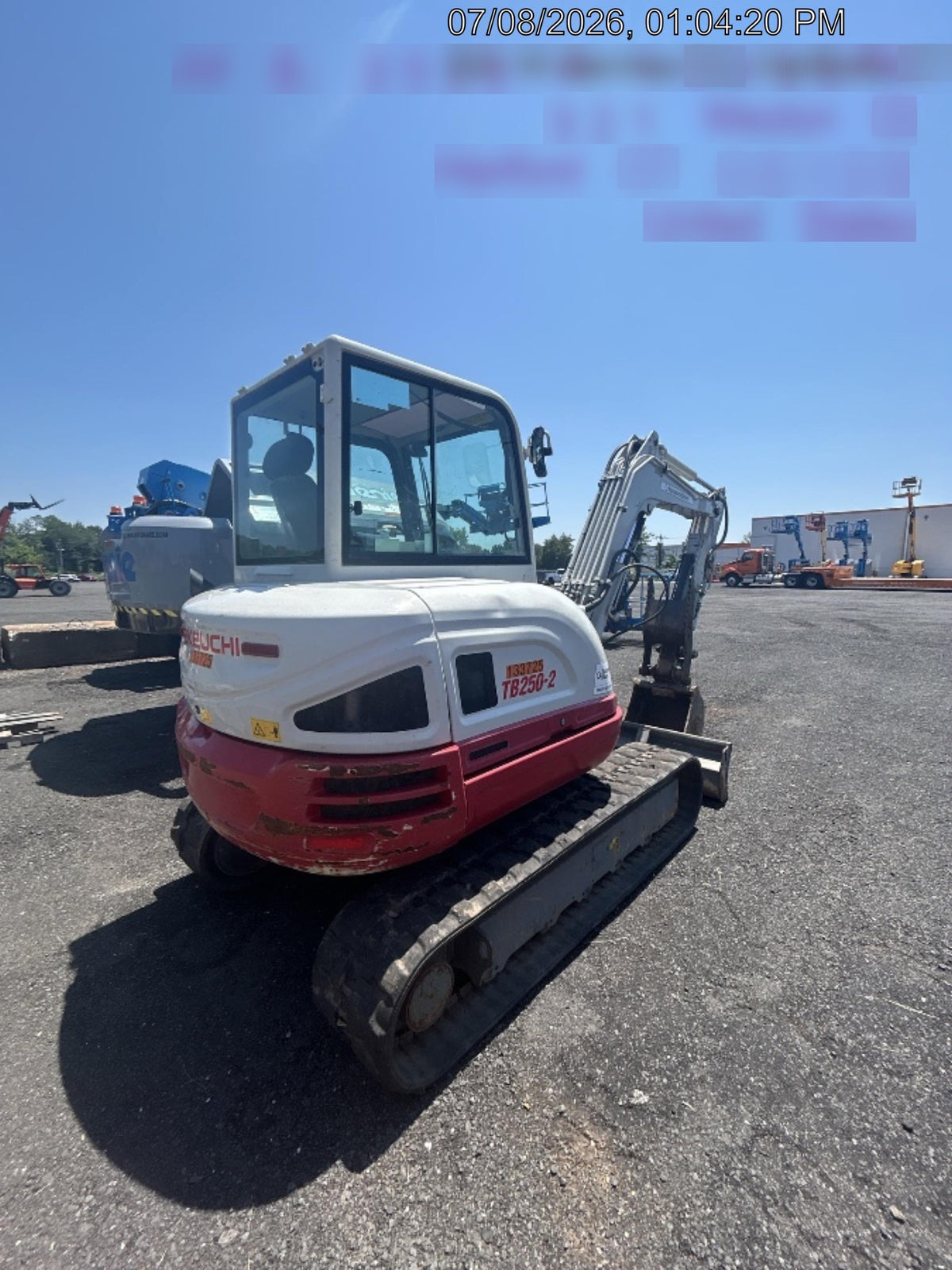 2020 TAKEUCHI TB250-2C