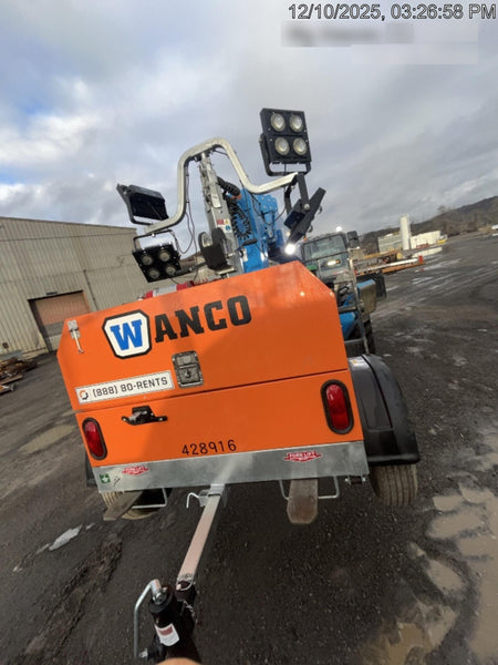2024 Wanco WLTT-4MM4K Diesel, Deep Sea Controller, Shore Power Plug, Auto Start, (4) 350W LED Floodlights, 4kW Generator, 60 Gal Fuel Tank, 2" Ball, T3