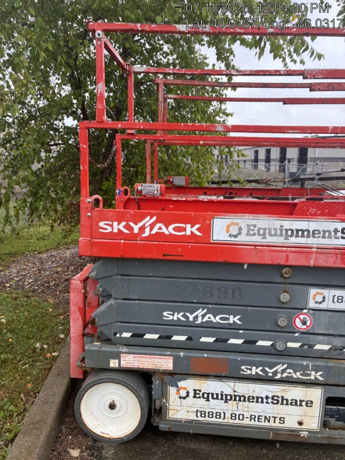 2018 Skyjack SJIII-3226 Skyjack SJIII3226 Scissor Lift w/Trojan Batteries
