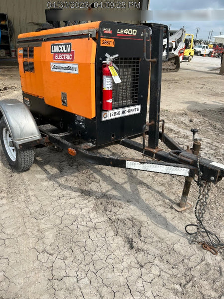 2022 Lincoln Electric LE400 Kubota V1505, Trlr, Cable Rack, Light Kit, ES Decals, T3