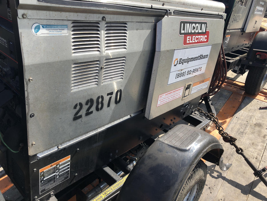 2019 Lincoln Electric Vantage 322 Lincoln Vantage 322 Welder w/Trailer, Light Kit, Cable Rack
