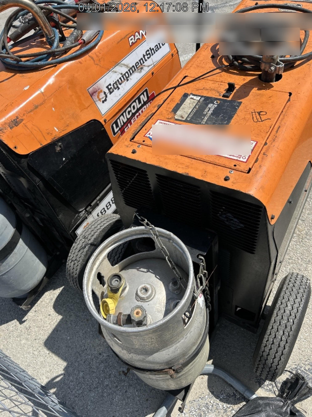 2021 Lincoln Electric Ranger 305 LPG LPG One-Pak (includes undercarriage, tank holder & tank strap) ORANGE