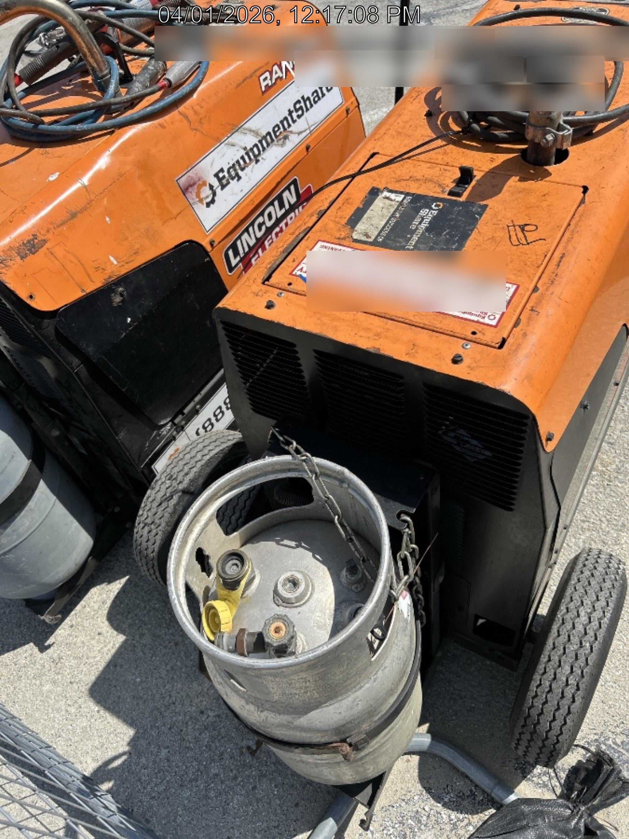 2021 Lincoln Electric Ranger 305 LPG LPG One-Pak (includes undercarriage, tank holder & tank strap) ORANGE