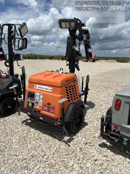 2023 Generac MLT2 Diesel, Flex Switch 120V Input, Powerzone Controller, 
(4) 320W LED Lights, 4kW Generator, 39.9 Gal Fuel Tank, 2" Ball, T3