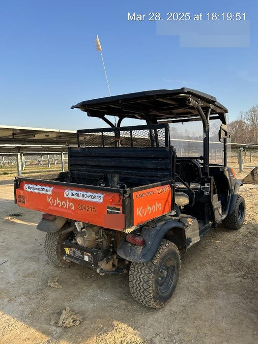 2022 Kubota RTV-X1140W-H Plastic Canopy, Windshield Acrylic Clear, LED Strobe Light, Wire Harness Kit, Back up Alarm