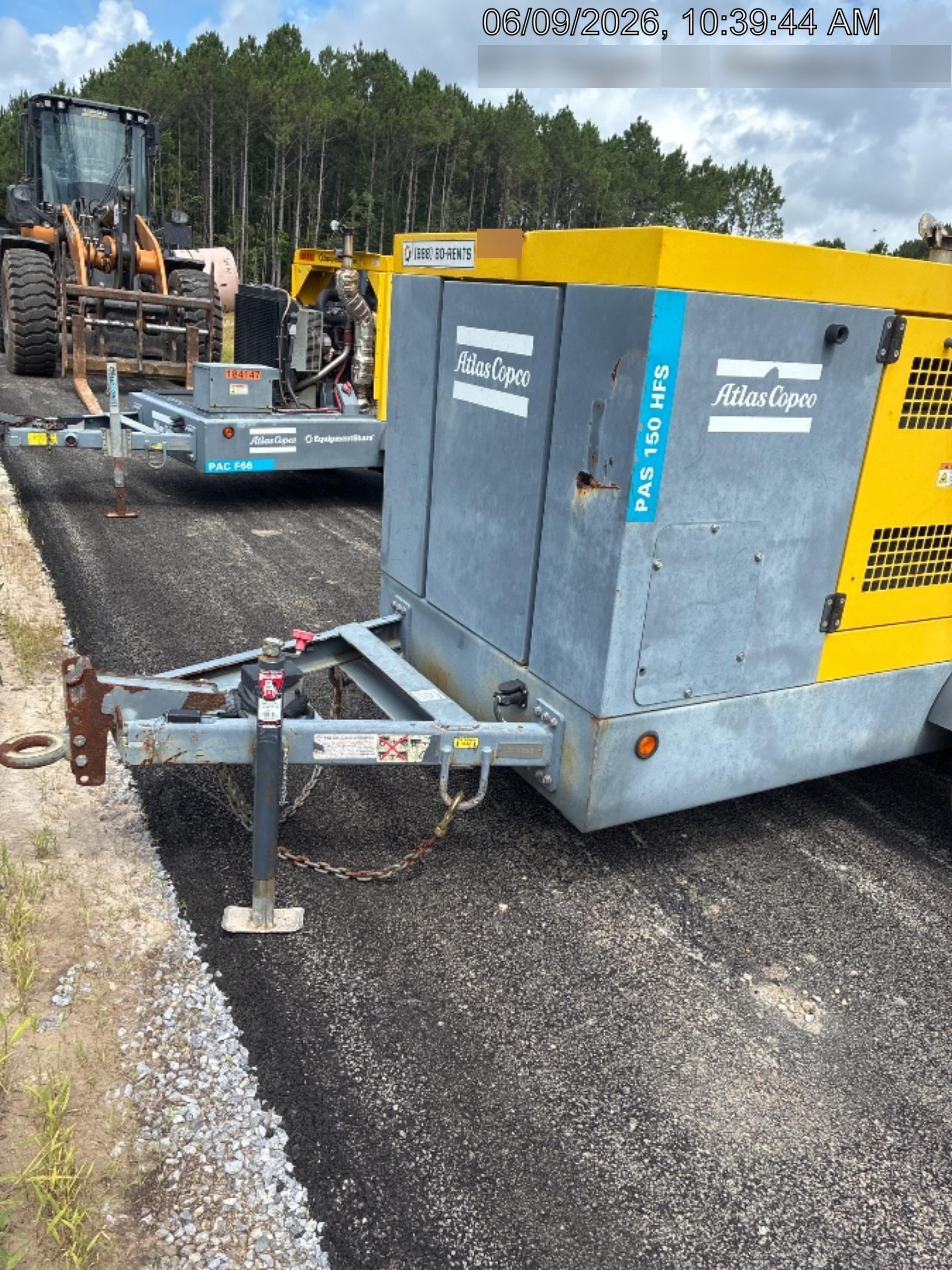 2020 ATLAS COPCO PAS 150 HF CS Enclosed