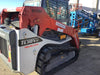 2019 Takeuchi TL10V2-CR Cab/Heat/AC, Rubber Tracks, Backup Alarm, Front & rear working Lights, Auxiliary Hydraulics, 2 Speed Travel, Engine Monitoring System, Hydraulic universal quick hitch w/76" HD dirt bucket with 8 teeth, 20.3 cubic feet capacity, 48" Pallet forks and frame