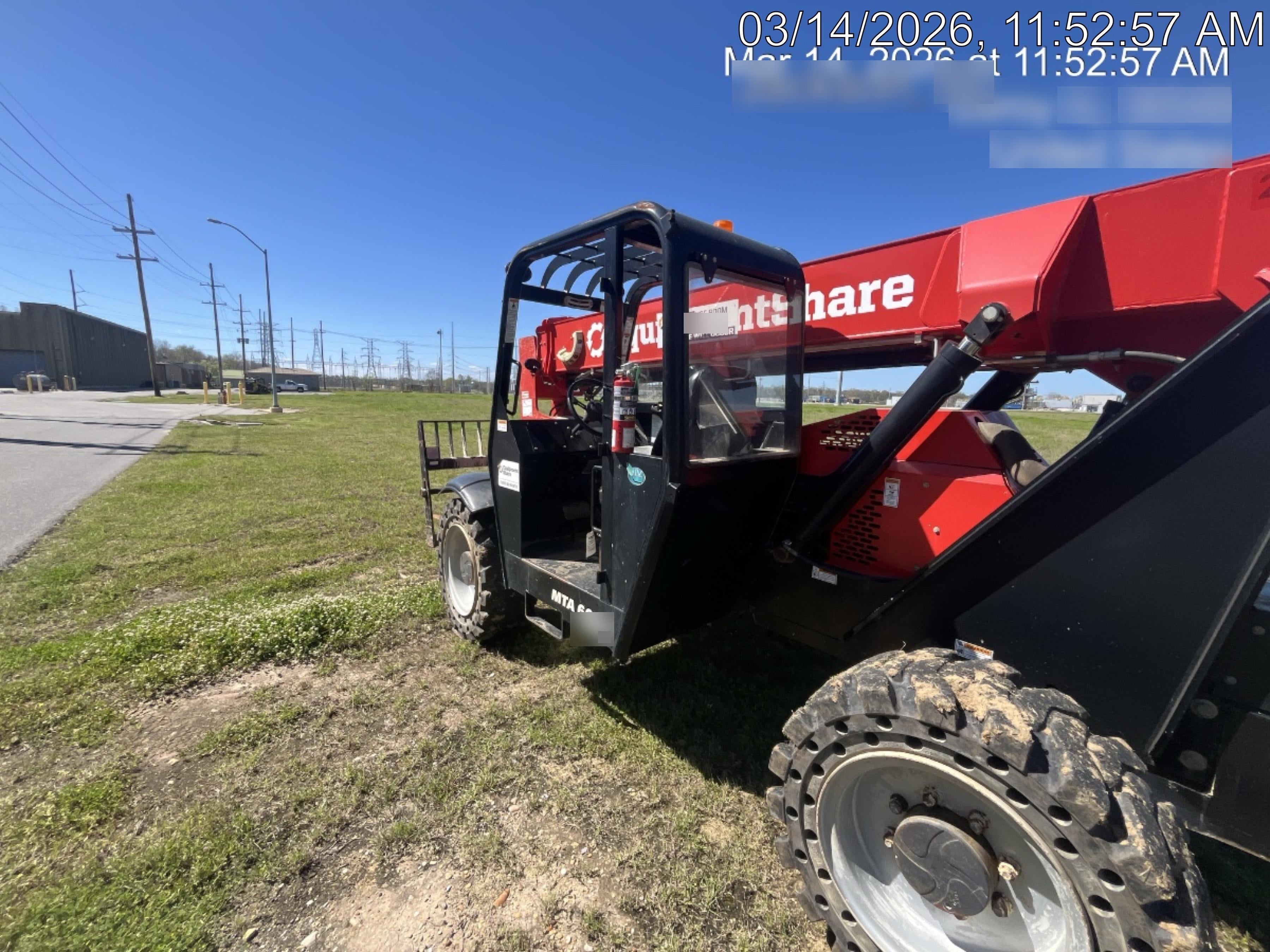 2019 Manitou MTA6034 Manitou MTA6034 Canopy, LED Work Lights, Solid Tires, Beacon, Auxiliary Hydraulics w/48" Carriage and 48" Forks
