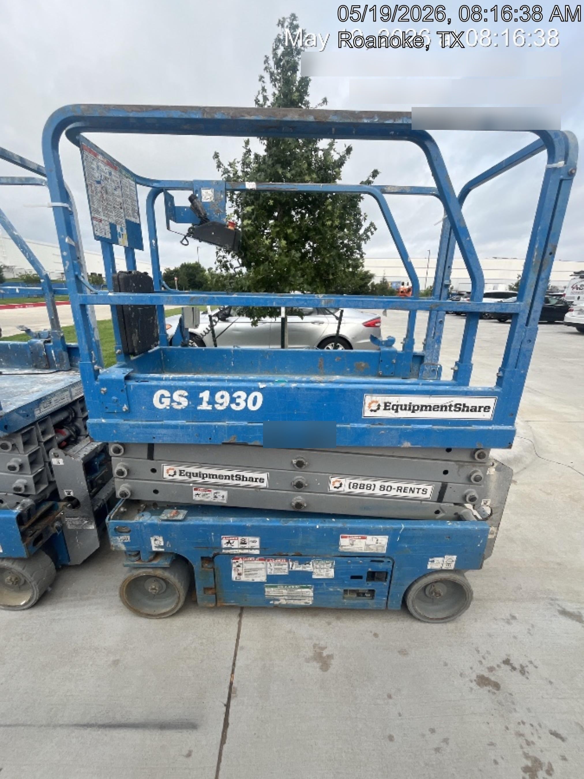 2019 Genie GS-1930 Fixed Rails with Chain Entry
