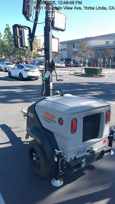 2024 Wacker Neuson LTT4 Diesel, Kohler KDW702, Deep Sea Controller, Auto Start, LED 320W, Bypass Outlet, T3