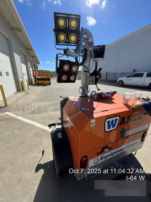 2024 Wanco WLTT-4MM4K Diesel, Deep Sea Controller, Shore Power Plug, Auto Start, (4) 350W LED Floodlights, 4kW Generator, 60 Gal Fuel Tank, 2" Ball, T3