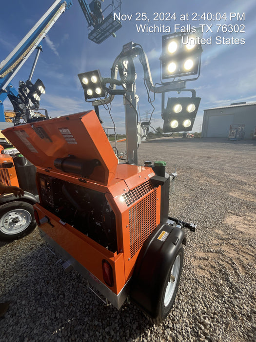 2024 Wanco WLTT-4MM4K Diesel, Deep Sea Controller, Shore Power Plug, Auto Start, (4) 350W LED Floodlights, 4kW Generator, 60 Gal Fuel Tank, 2" Ball, T3