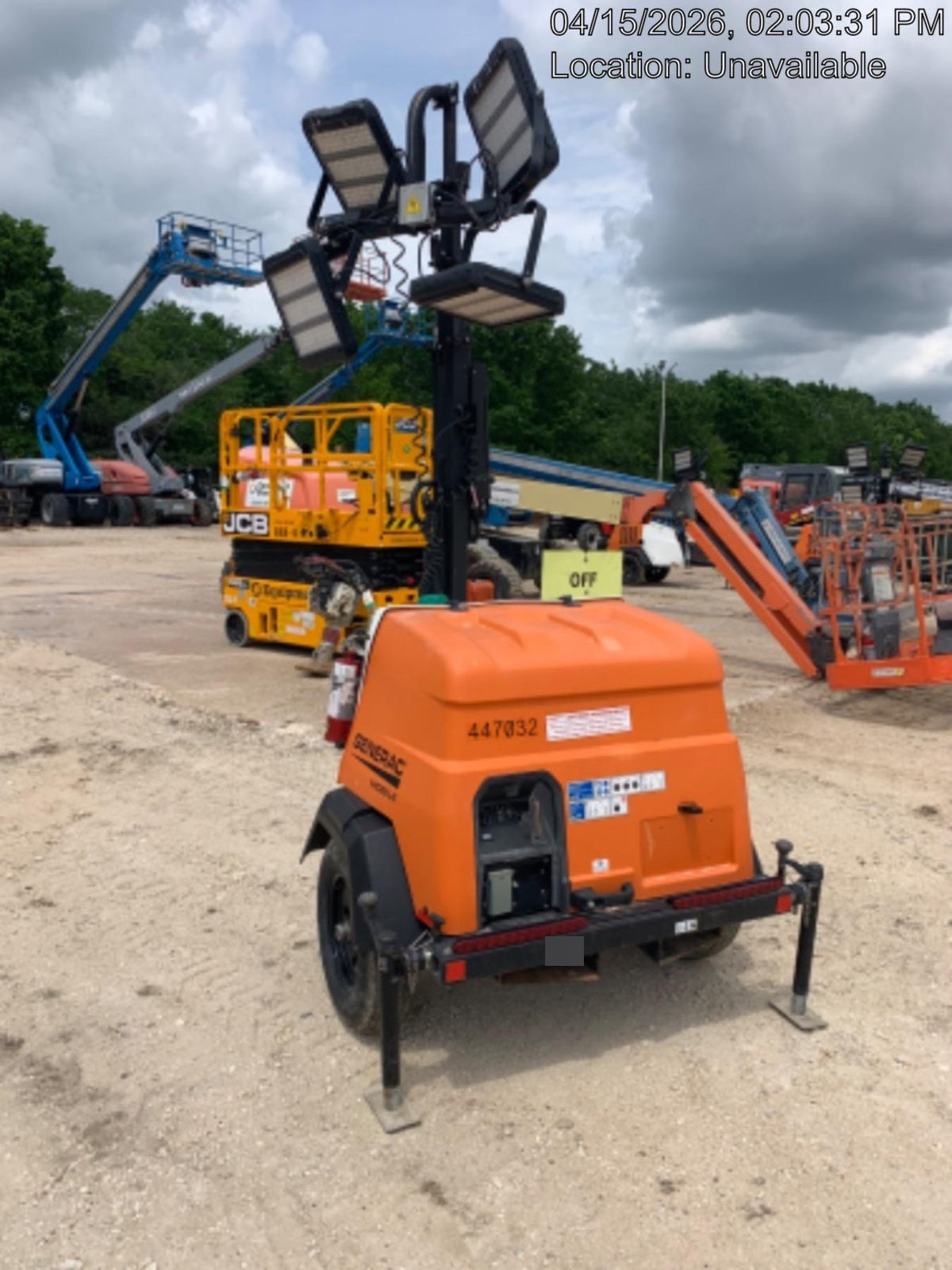 2024 Generac MLTS-4 2.4kW, Mitsu Eng, Analog, LED, Diesel.