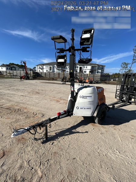 2023 Generac MLT2 Diesel, Flex Switch 120V Input, Powerzone Controller, 
(4) 320W LED Lights, 4kW Generator, 39.9 Gal Fuel Tank, 2" Ball, T3