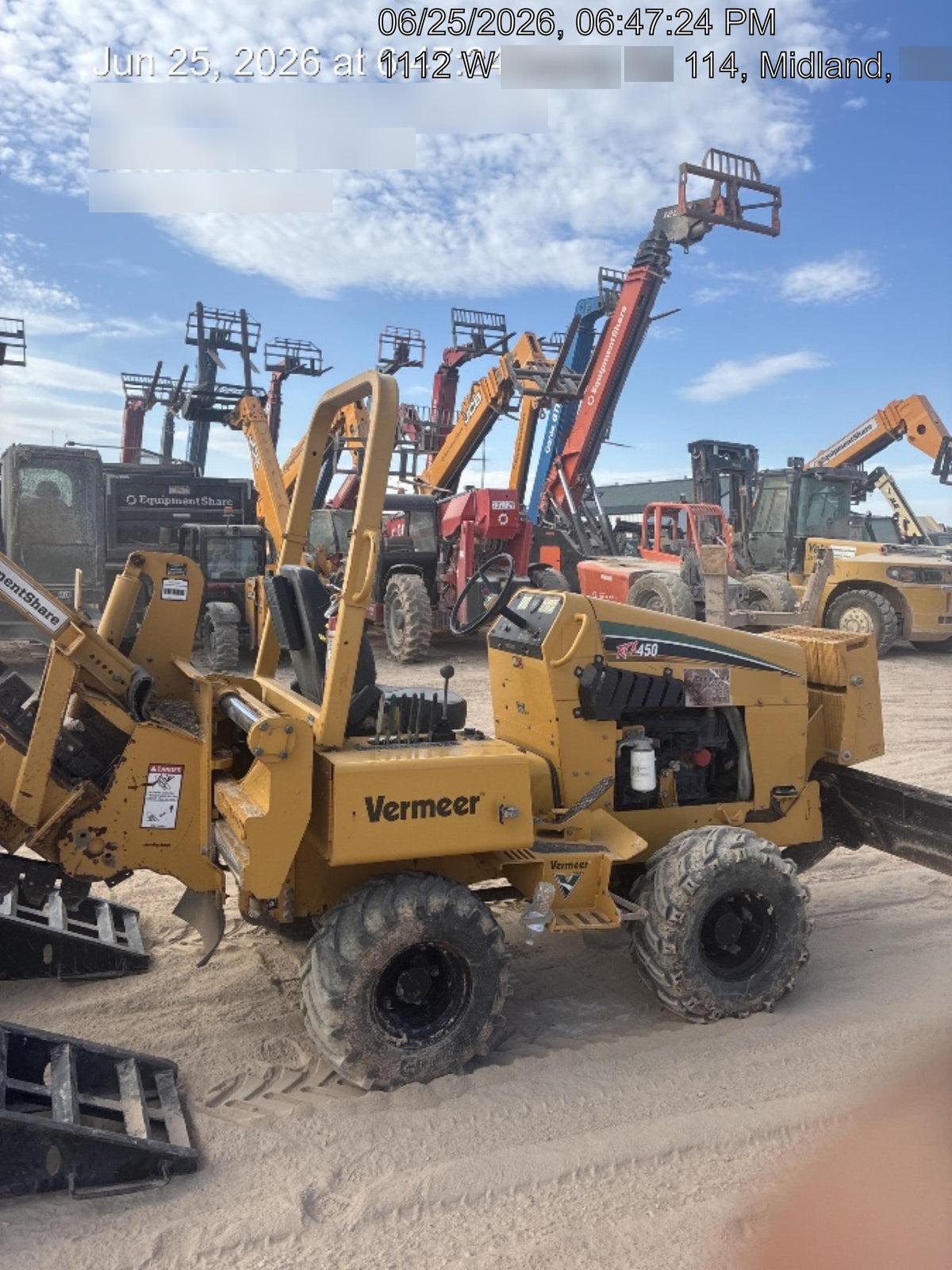 2019 VERMEER RTX450