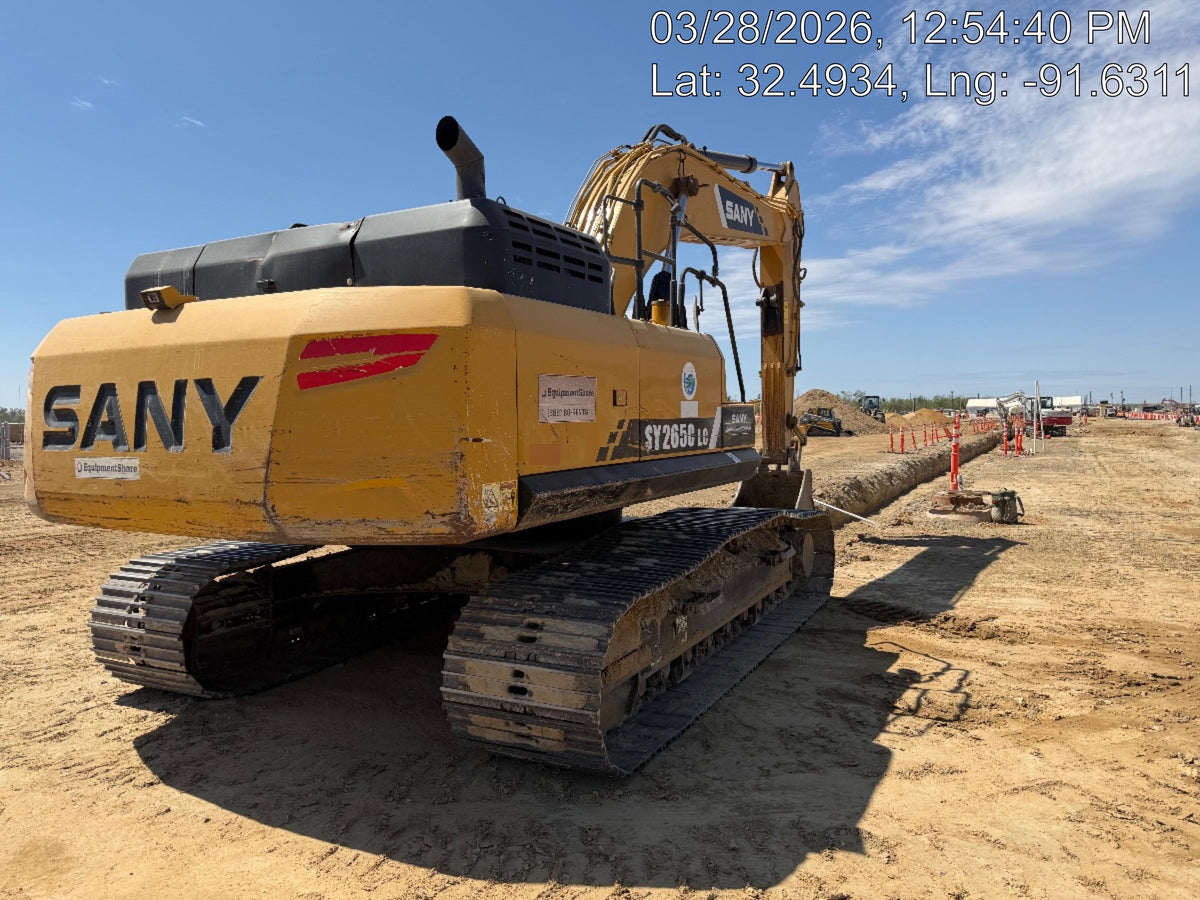 Sany SY265C SY265 Tier 4 - Cab, Hydraulic QC,  Buckets: 36", 48" Main Pin Hydraulic Thumb