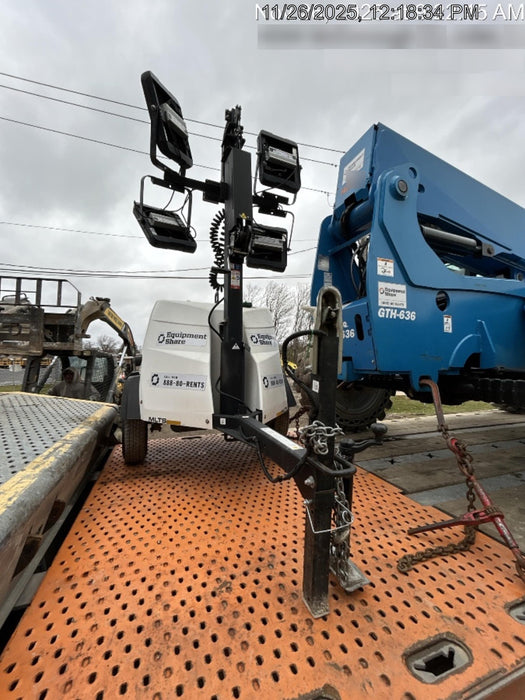 2024 Generac MLT2 Diesel, Flex Switch 120V Input, Powerzone Controller, 
(4) 320W LED Lights, 4kW Generator, 39.9 Gal Fuel Tank, 2" Ball, T3