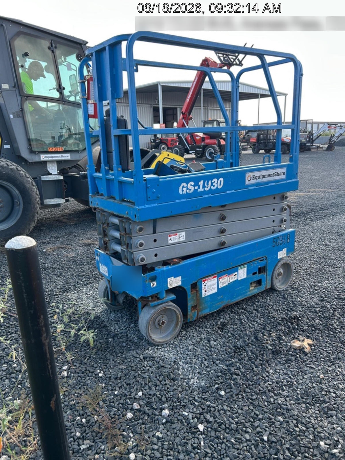 2019 Genie GS-1930 Fixed Rails with Chain Entry