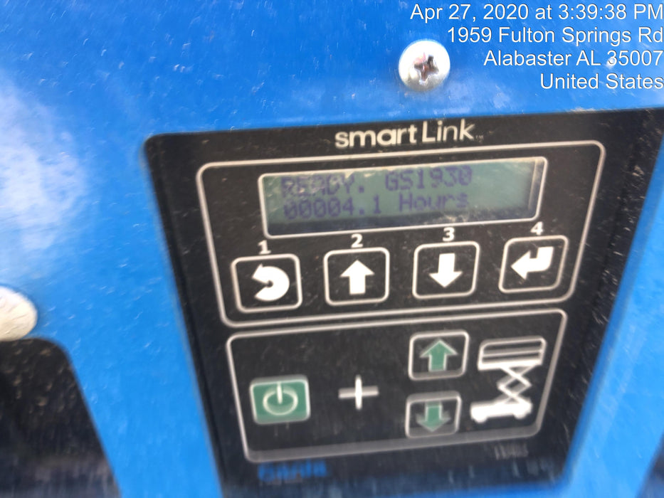 2019 Genie GS-1930 Fixed Rails with Chain Entry