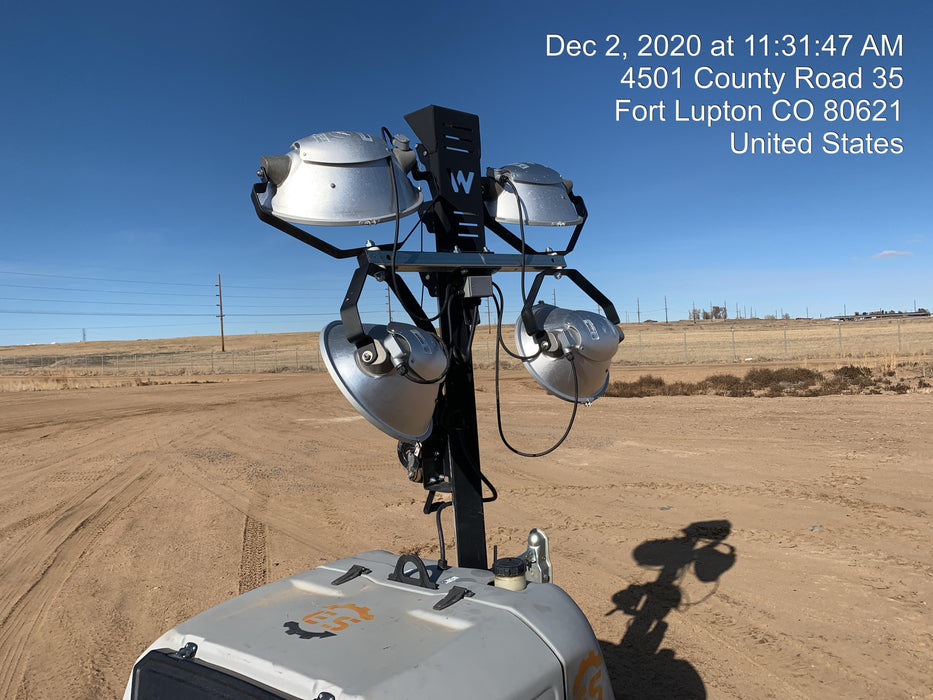 Wacker Neuson LTV6K-MH Wacker Neuson LTV6K Mobile Light Tower w/Fuel Level Sensor Installed