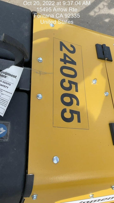 2022 Allmand NLV3GR (4) LED Light Fixture 350W, 23' Vertical Mast, 3kW Prime, Towable, Deep Sea L401, Leveling Jacks, Yanmar T4F 5.8hp