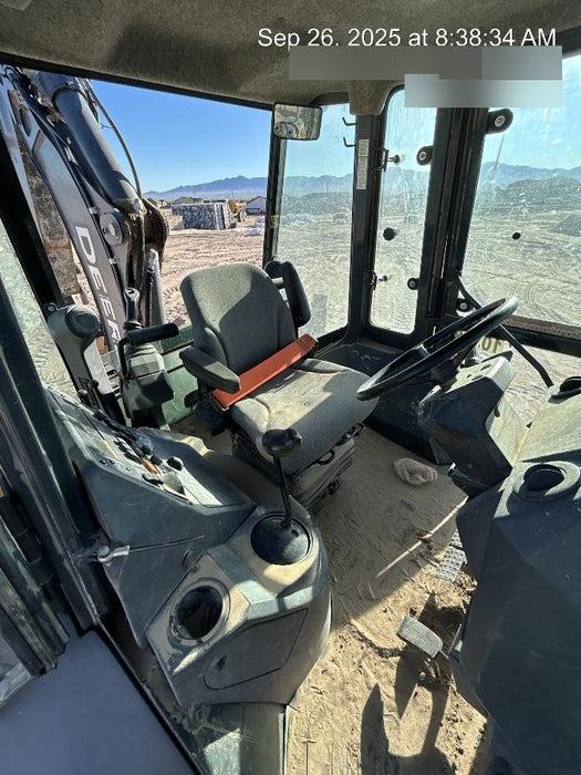 2020 John Deere 310LEP Cab/Heat/Air, 4WD, Standard Stick, Pilot Controls, 2 Way Hydraulics, TAG Manual QC