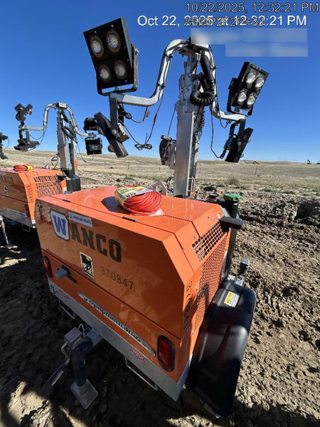 2023 Wanco WLTT-4MM4K Diesel, Deep Sea Controller, Shore Power Plug, Auto Start, (4) 350W LED Floodlights, 4kW Generator, 60 Gal Fuel Tank, 2" Ball, T3