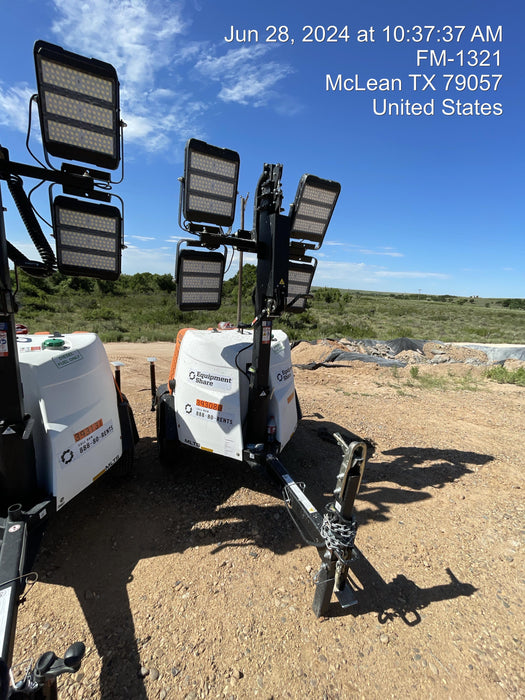 2024 Generac MLT2 Diesel, Flex Switch 120V Input, Powerzone Controller, 
(4) 320W LED Lights, 4kW Generator, 39.9 Gal Fuel Tank, 2" Ball, T3