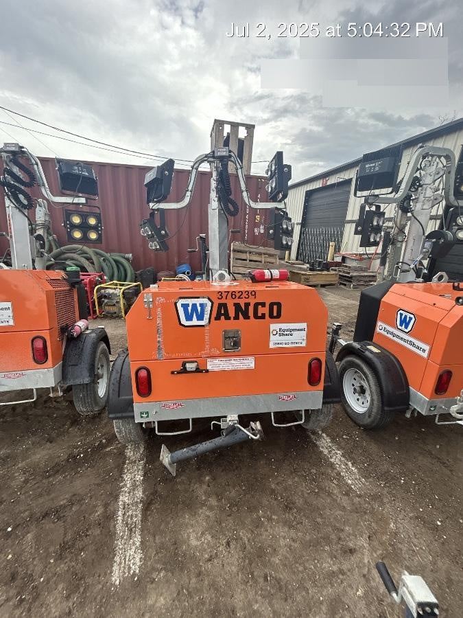 2023 Wanco WLTT-4MM4K Diesel, Deep Sea Controller, Shore Power Plug, Auto Start, (4) 350W LED Floodlights, 4kW Generator, 60 Gal Fuel Tank, 2" Ball, T3