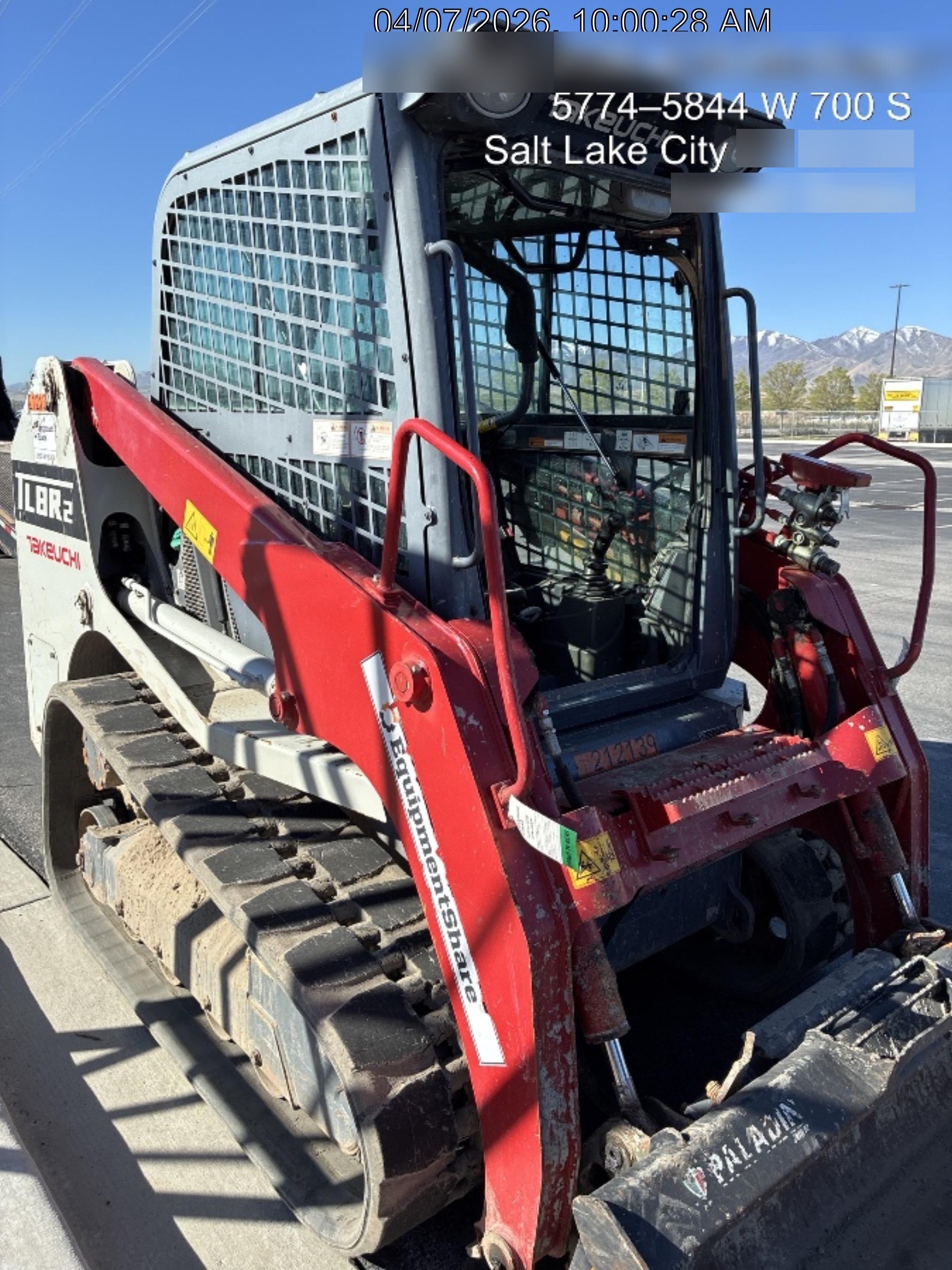 2022 Takeuchi TL8R2-CR 74hp Kubota Diesel, Cab/Heat/Air, Rubber Tracks, Hydraulic QC