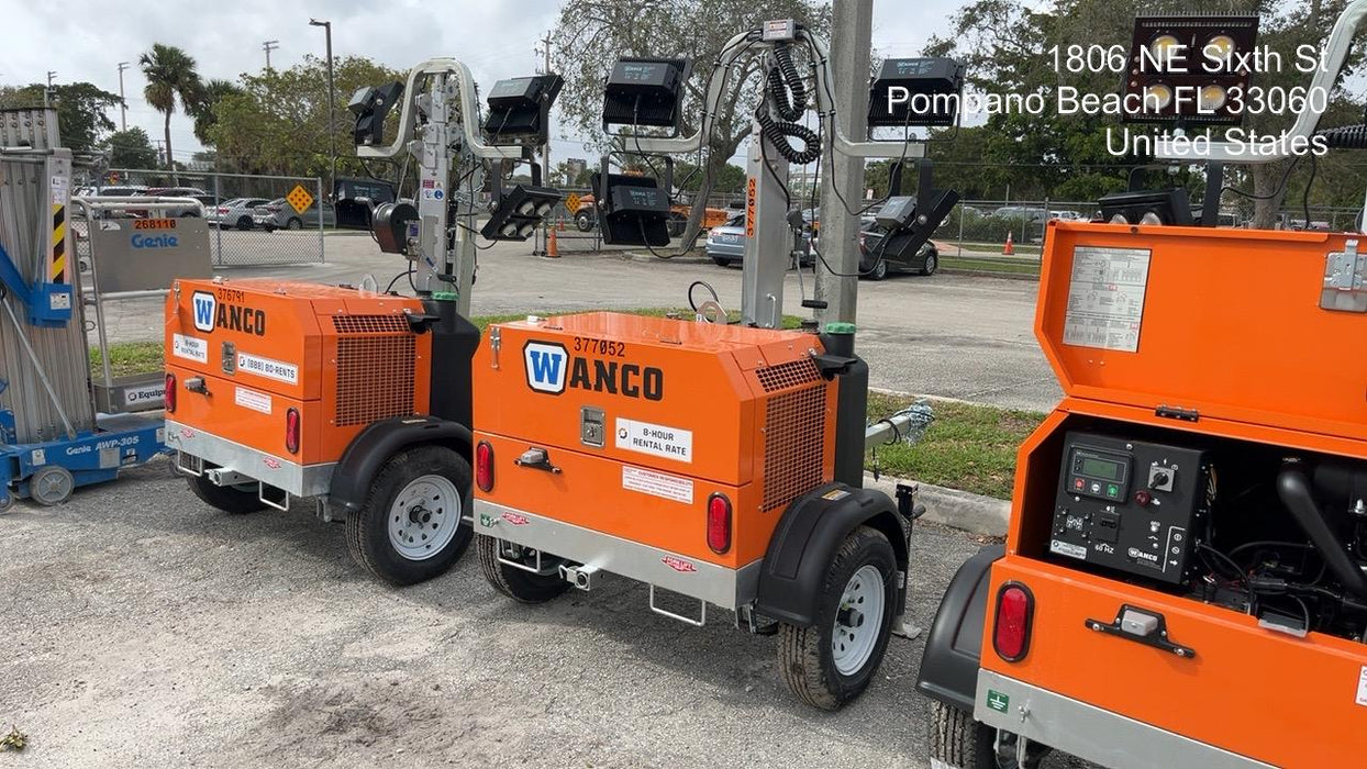 2023 Wanco WLTT-4MM4K Diesel, Deep Sea Controller, Shore Power Plug, Auto Start, (4) 350W LED Floodlights, 4kW Generator, 60 Gal Fuel Tank, 2" Ball, T3