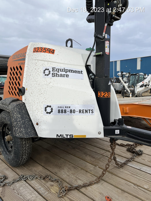 2023 Generac MLT2 Diesel, Flex Switch 120V Input, Powerzone Controller, (4) 320W LED Lights, 4kW Generator, 39.9 Gal Fuel Tank, 2" Ball, T3