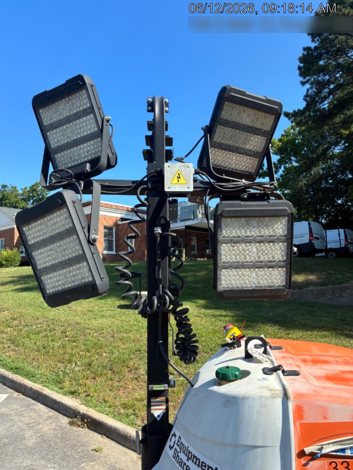2023 Generac MLT2 Diesel, Flex Switch 120V Input, Powerzone Controller, (4) 320W LED Lights, 4kW Generator, 39.9 Gal Fuel Tank, 2" Ball, T3