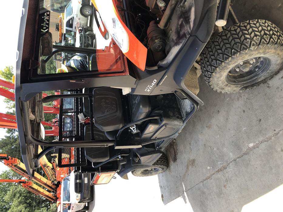 Kubota RTV-X1140W-H 4wd Utility Cart, LED Strobe, Windshield Tempered Glass, Pastic Canopy, Wire Harness Kit, Backup Alarm