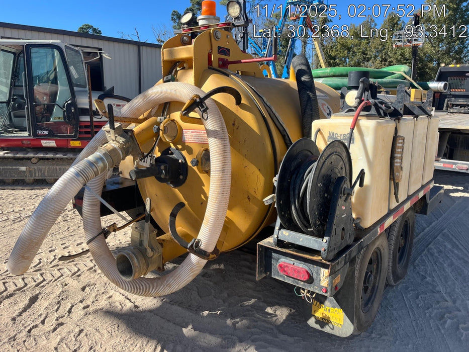 2020 Vac-Tron LP573XDT 24 HP Kohler Diesel Engine (Tier 4 Final), Includes 500 Gallon Debris Tank w/ Hydraulic Tilt, two (2) 100 Gallon Water Tanks, Low Profile Torsion Axles (12,000 GVWR), Manual Jack