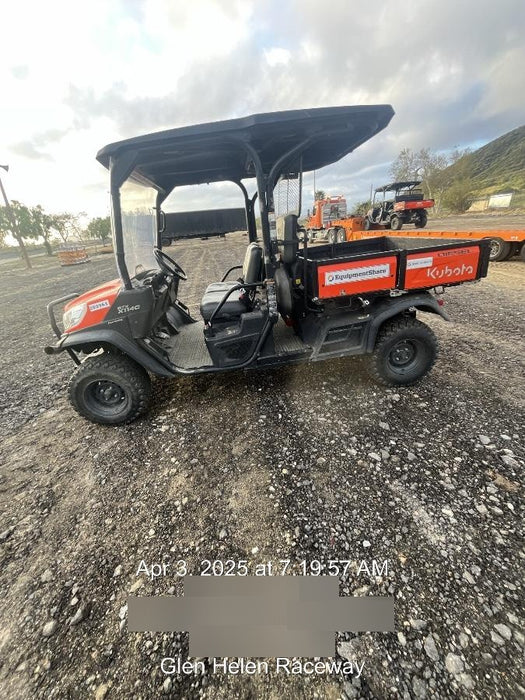 2022 Kubota RTV-X1140W-H Plastic Canopy, Windshield Acrylic Clear, LED Strobe Light, Wire Harness Kit, Back up Alarm