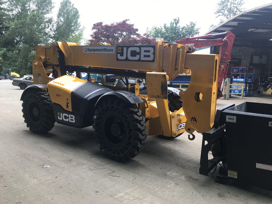 2020 JCB 510-56 Canopy, Solid Tires, Work Lights, Beacon, Aux Hydraulics, Back up Alarm, Lifting Eye, ES Decals