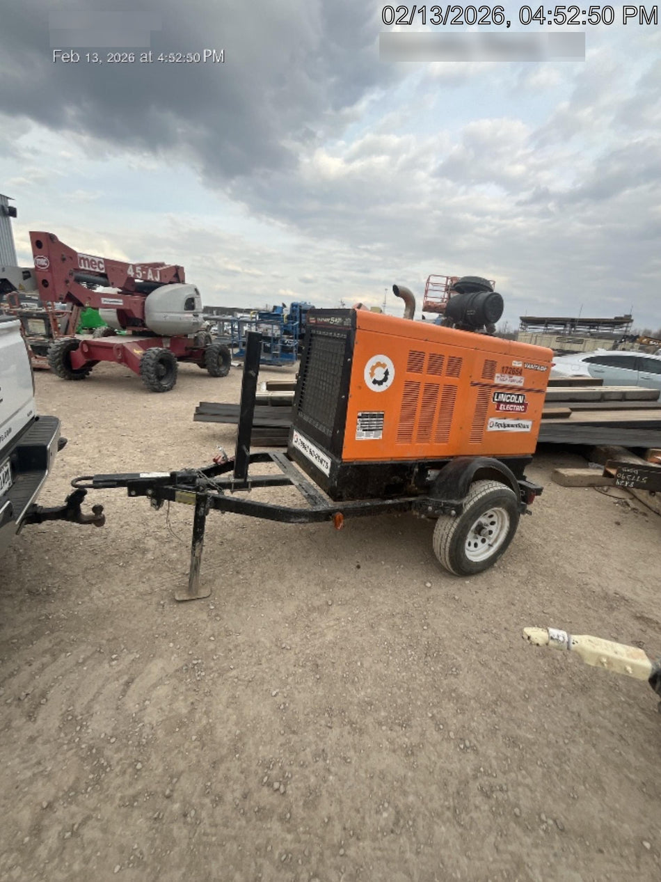2021 Lincoln Electric Vantage 549X Ready Pak 3, ORANGE (includes trailer, cable rack, fender light kit)