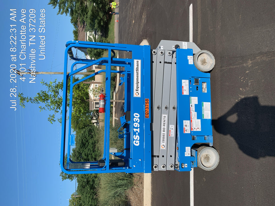 2020 Genie GS-1930 Fixed rails with chain entry gate - Pre A92.20