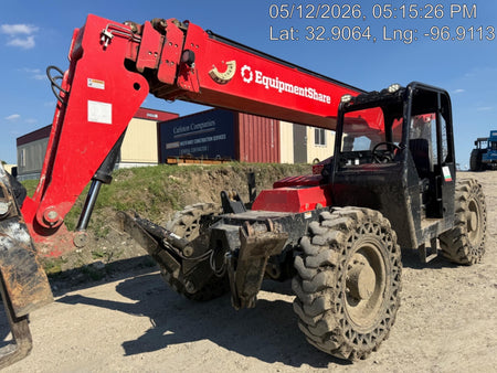 2019 Manitou MTA10055 Canopy, 120 HP, Solid Tires, Work Lights, Lift Hook, Auxiliary Hydraulics 66" Carriage and 60" Forks