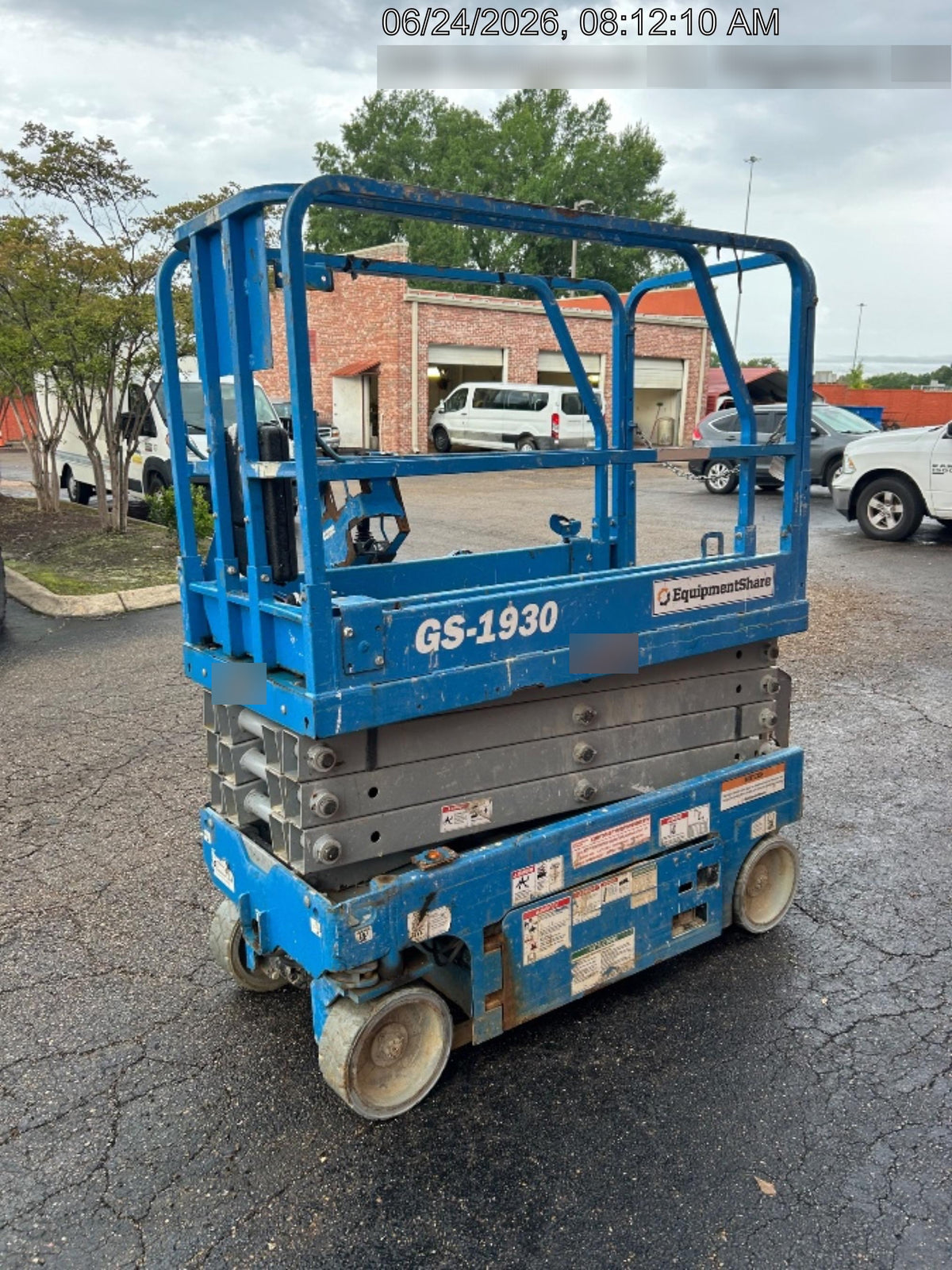 2019 Genie GS-1930 Fixed Rails with Chain Entry