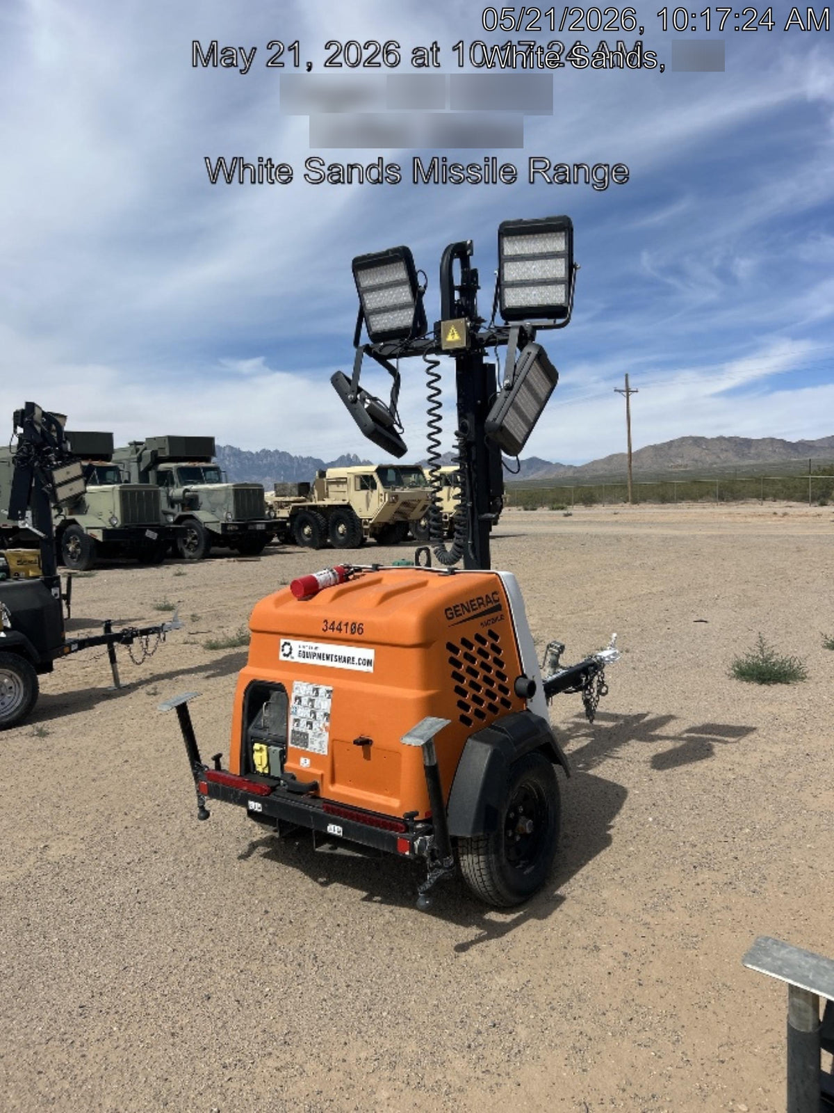 2023 Generac MLT2 Diesel, Flex Switch 120V Input, Powerzone Controller, (4) 320W LED Lights, 4kW Generator, 39.9 Gal Fuel Tank, 2" Ball, T3