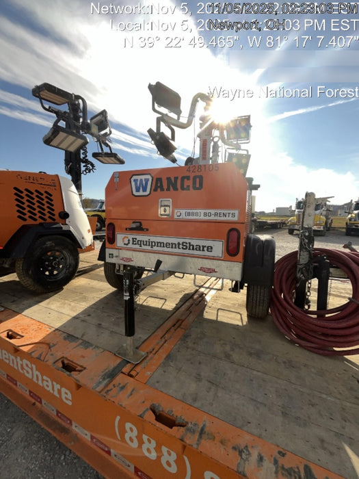 2024 Wanco WLTT-4MM4K Diesel, Deep Sea Controller, Shore Power Plug, Auto Start, (4) 350W LED Floodlights, 4kW Generator, 60 Gal Fuel Tank, 2" Ball, T3