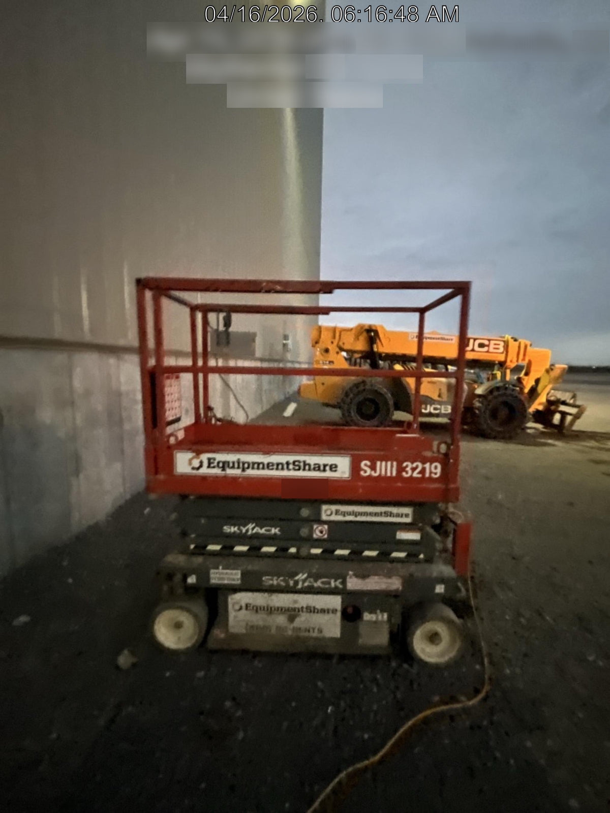 2019 Skyjack SJIII-3219 Standard Options, Trojan Batteries