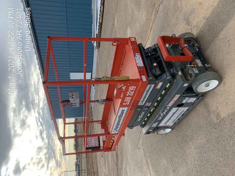 2019 Skyjack SJIII-3219 Standard Options, Trojan Batteries