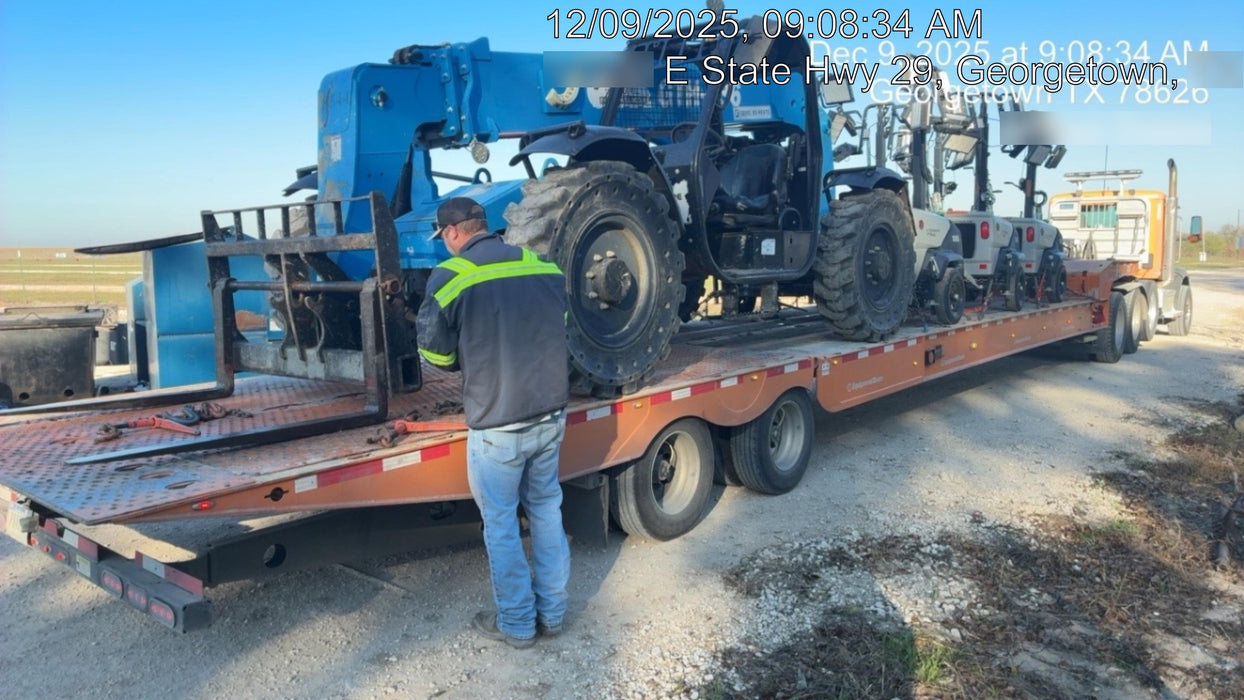 2018 Genie GTH-636 Genie GTH-636 w/Open ROPS, Solid Tires, Work Light/Beacon, 48" Carriage and Forks