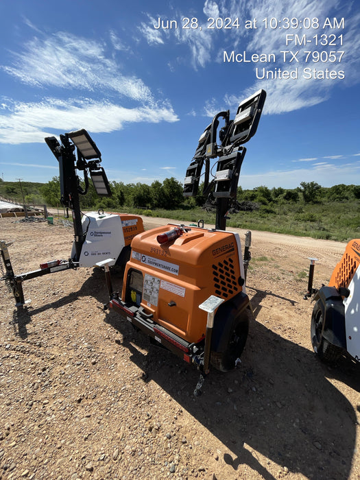 2024 Generac MLT2 Diesel, Flex Switch 120V Input, Powerzone Controller, 
(4) 320W LED Lights, 4kW Generator, 39.9 Gal Fuel Tank, 2" Ball, T3